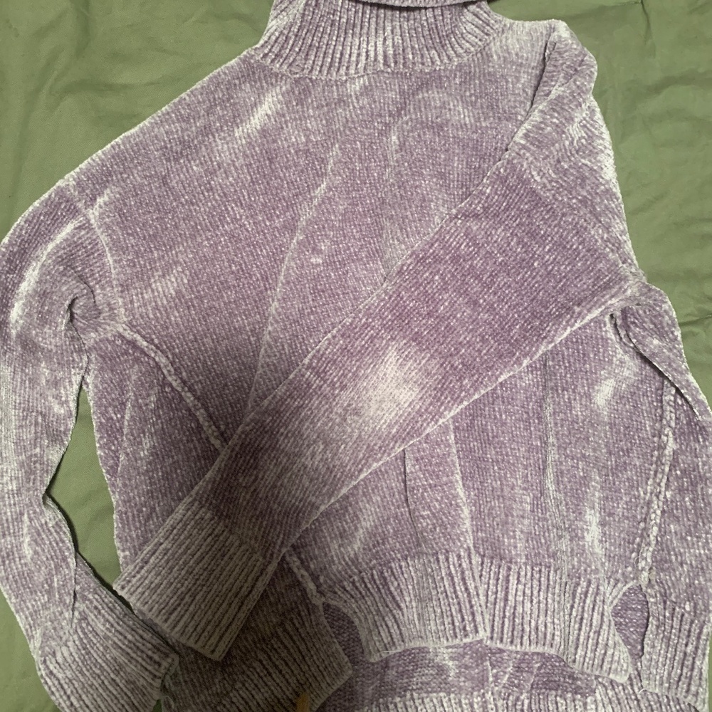 AQUA Bloomingdale’s dilver chenille sweater